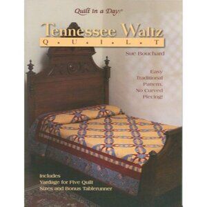 Tennessee Waltz Quilt Sue Bouchard Easy Traditional Pattern No Curved Piecing
